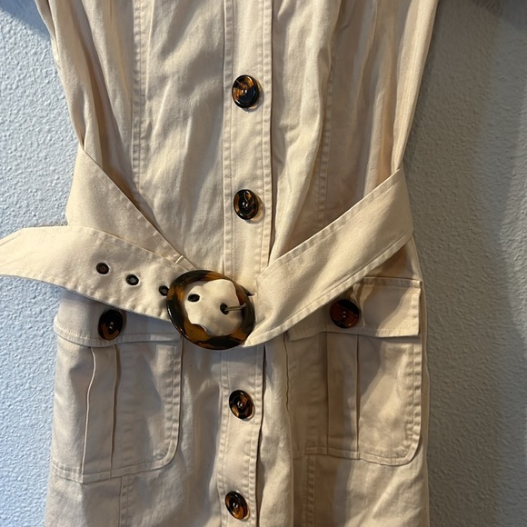 Alfani button down dress with belt size 2 - Picture 2 of 4